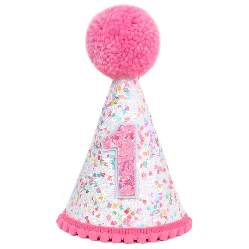 Kαπελάκι Γενεθλίων σκύλου-γάτας Number One Pink