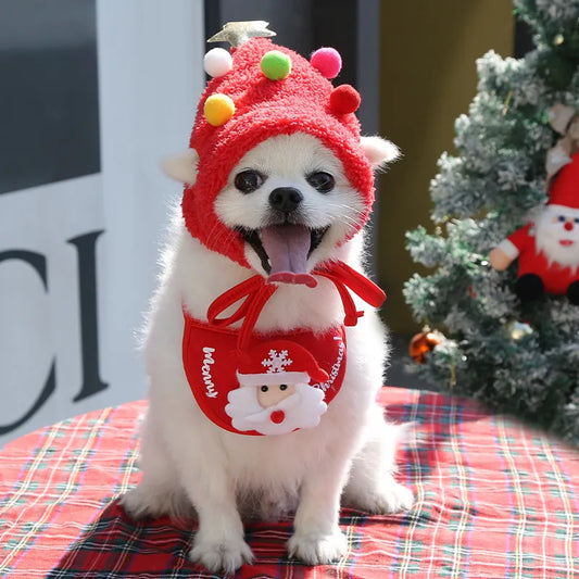 Kαπελάκι Χριστουγεννιάτικο σκύλου-γάτας Christmas Tree