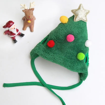 Kαπελάκι Χριστουγεννιάτικο σκύλου-γάτας Christmas Tree