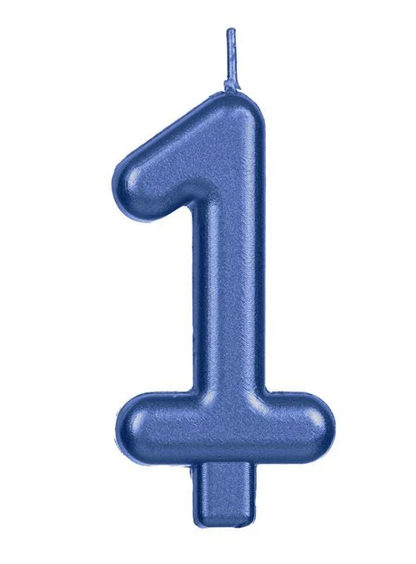Κεράκι γενεθλίων σκύλου γάτας NUMBER ONE