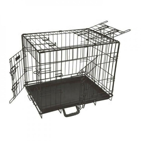 Κλουβί crate σκύλου-γάτας συρμάτινο Ikaros Small 63 εκ.