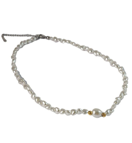 Κολιέ σκύλου-γάτας Heart Pearl