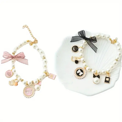 Κολιέ σκύλου-γάτας Lucky Pearl