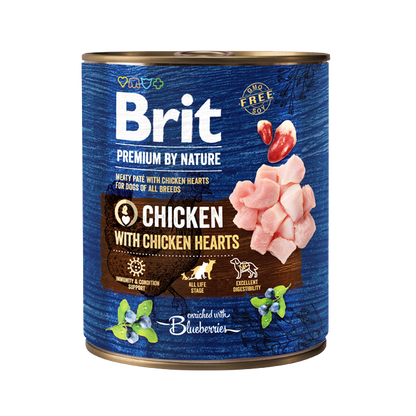 Κονσέρβα για σκύλους BRIT Premium by Nature (πολλές γεύσεις)