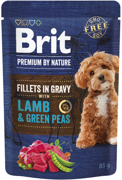 Κονσέρβα-Φακελάκι για σκύλους BRIT Premium by Nature (85gr)