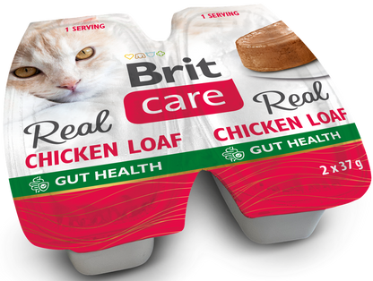 Κονσέρβα για γατες BRIT Care® Kεσεδάκι Loaf (2x37gr)
