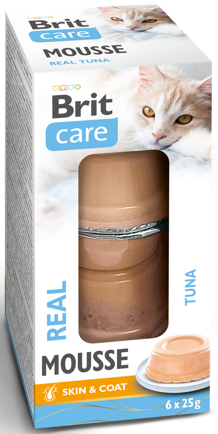 Κονσέρβα για γατες BRIT Care® Kεσεδάκι Mousse (6x25gr)