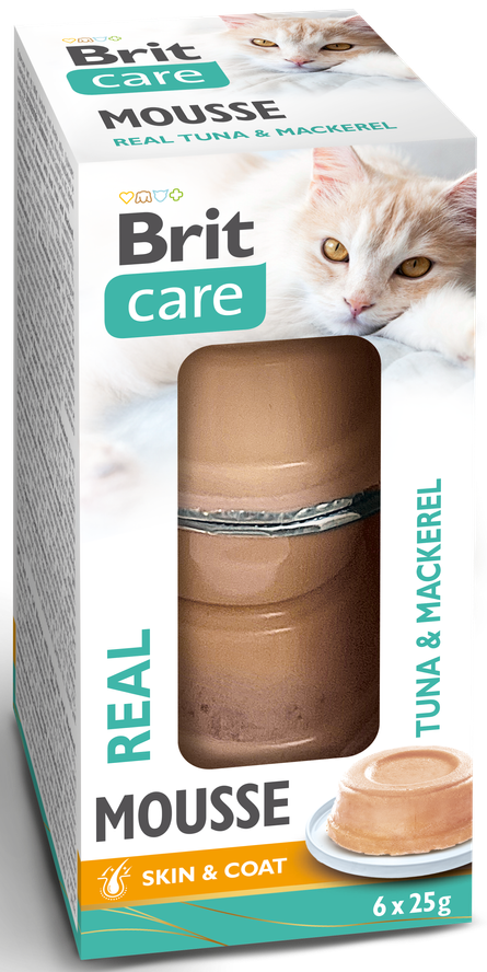 Κονσέρβα για γατες BRIT Care® Kεσεδάκι Mousse (6x25gr)