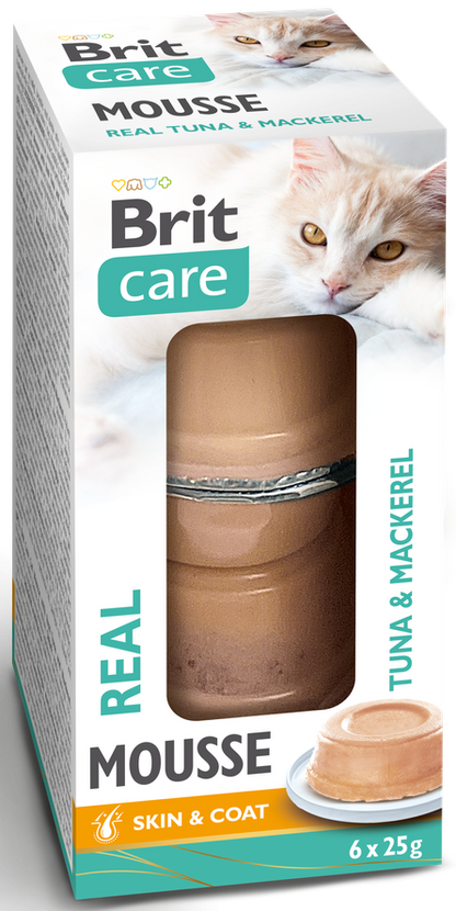 Κονσέρβα για γατες BRIT Care® Kεσεδάκι Mousse (6x25gr)