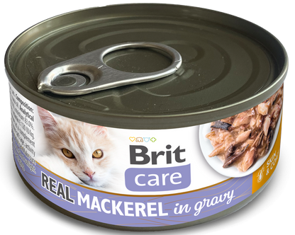 Κονσέρβα για γατες BRIT Gravy (80gr)(πολλές γεύσεις)