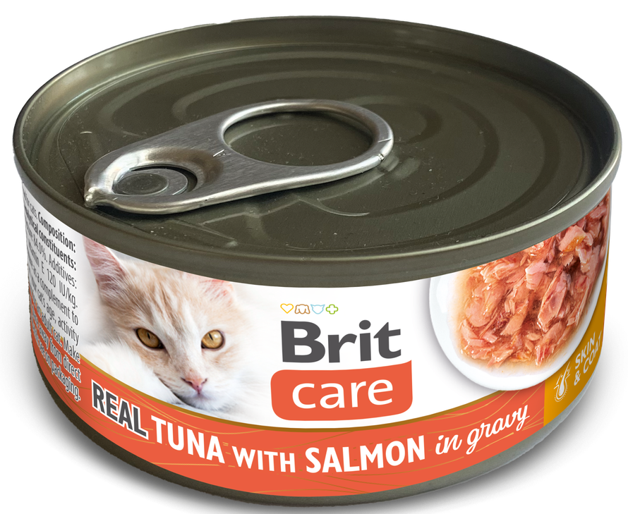 Κονσέρβα για γατες BRIT Gravy (80gr)(πολλές γεύσεις)