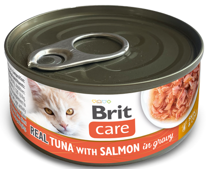 Κονσέρβα για γατες BRIT Gravy (80gr)(πολλές γεύσεις)