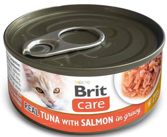 Κονσέρβα για γατες BRIT Gravy (80gr)(πολλές γεύσεις)