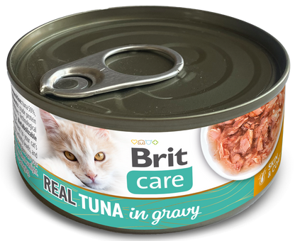 Κονσέρβα για γατες BRIT Gravy (80gr)(πολλές γεύσεις)