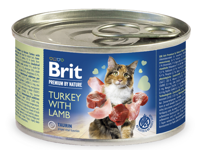 Κονσέρβα για γάτες BRIT PREMIUM (200gr)