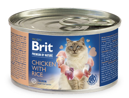 Κονσέρβα για γάτες BRIT PREMIUM (200gr)
