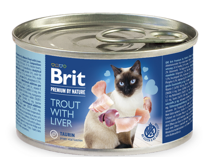 Κονσέρβα για γάτες BRIT PREMIUM (200gr)