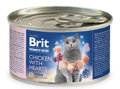 Κονσέρβα για γάτες BRIT PREMIUM (200gr)