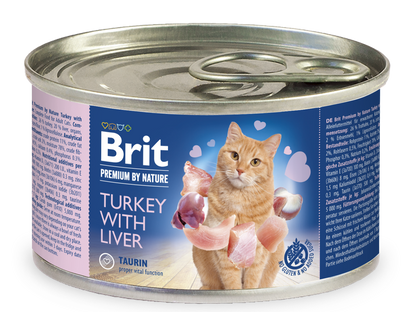 Κονσέρβα για γάτες BRIT PREMIUM (200gr)