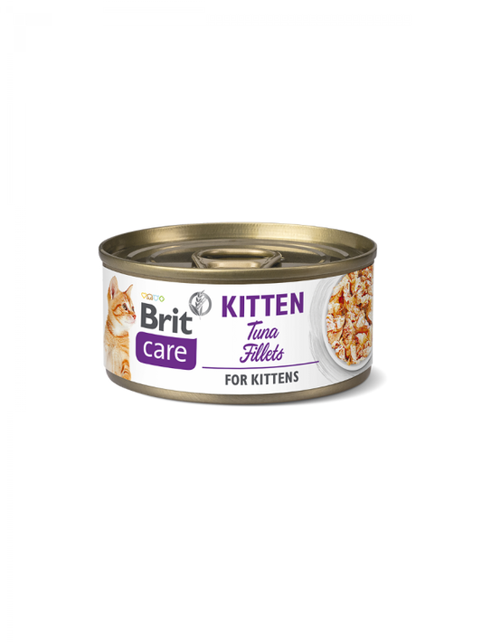 Κονσέρβα για γατάκια BRIT CARE KITTEN TUNA FILLETS (70gr)