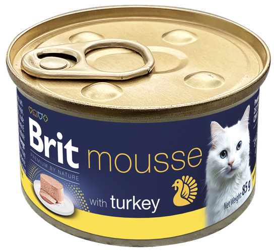 Κονσέρβα για γατες BRIT Premium by Nature Mousse (85gr) (πολλέσ γεύσεις)