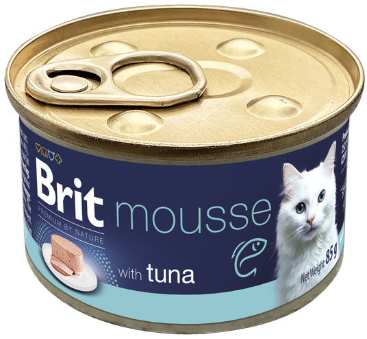 Κονσέρβα για γατες BRIT Premium by Nature Mousse (85gr) (πολλέσ γεύσεις)