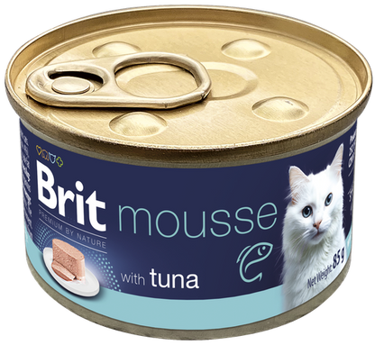 Κονσέρβα για γατες BRIT Premium by Nature Mousse (85gr) (πολλέσ γεύσεις)