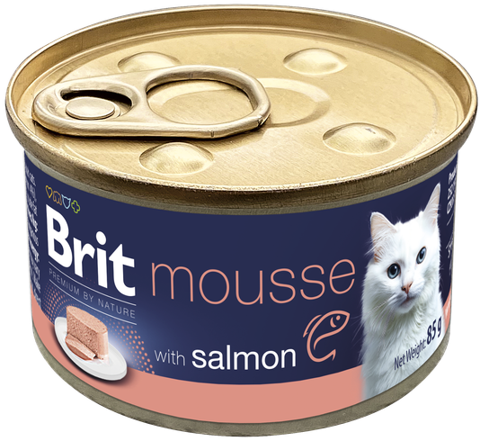Κονσέρβα για γατες BRIT Premium by Nature Mousse (85gr) (πολλέσ γεύσεις)