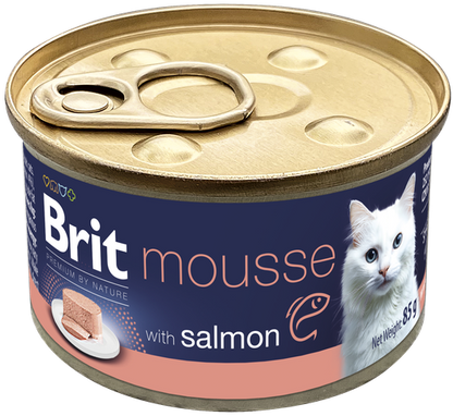 Κονσέρβα για γατες BRIT Premium by Nature Mousse (85gr) (πολλέσ γεύσεις)