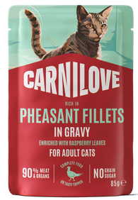 Κονσέρβα για γάτες φακελάκι CARNILOVE Pate in Gravy (85gr) Πολλές γεύσεις