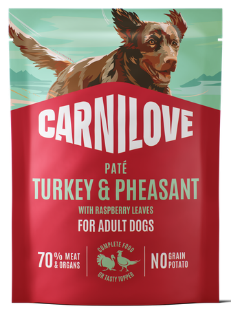 Κονσέρβα για σκύλους φακελάκι CARNILOVE Pate (300gr) Πολλές γεύσεις