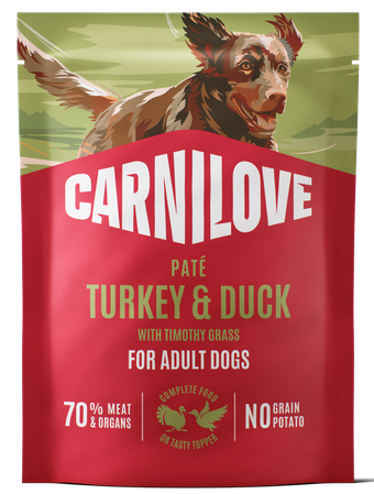 Κονσέρβα για σκύλους φακελάκι CARNILOVE Pate (300gr) Πολλές γεύσεις