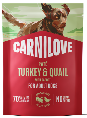 Κονσέρβα για σκύλους φακελάκι CARNILOVE Pate (300gr) Πολλές γεύσεις
