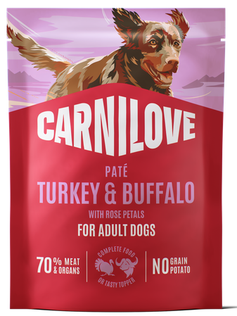Κονσέρβα για σκύλους φακελάκι CARNILOVE Pate (300gr) Πολλές γεύσεις