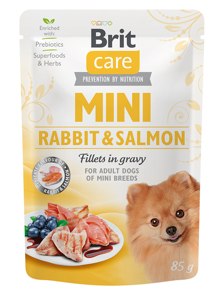 Κονσέρβα σκύλου φακελάκι Brit Care Mini (85gr)