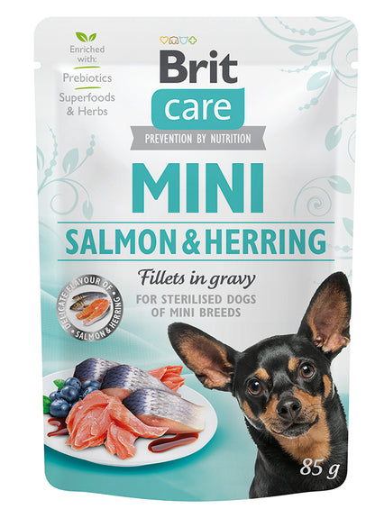 Κονσέρβα σκύλου φακελάκι Brit Care Mini (85gr)