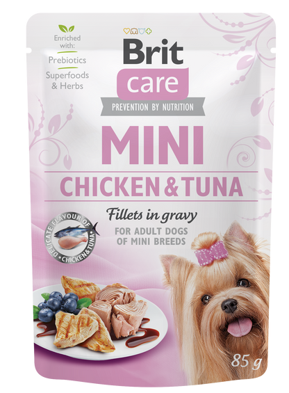 Κονσέρβα σκύλου φακελάκι Brit Care Mini (85gr)