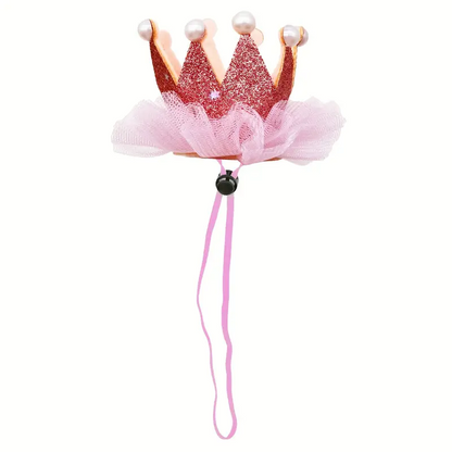 Κορονίτσα σκύλου γάτας Pink Crown
