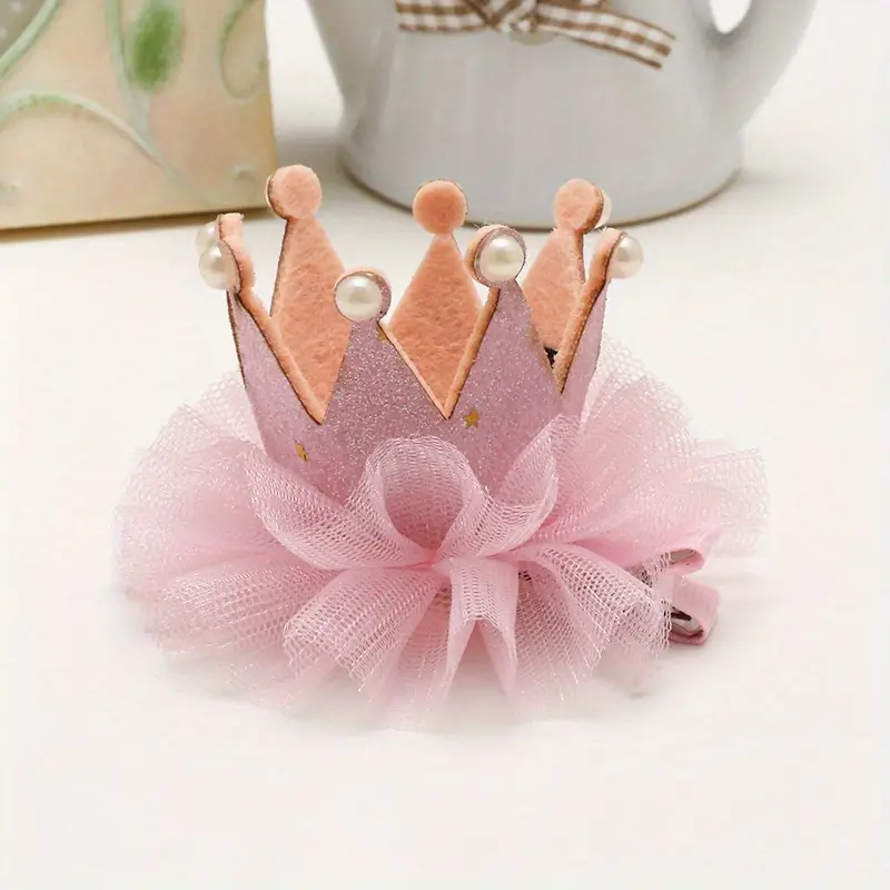 Κορονίτσα σκύλου γάτας Pink Crown