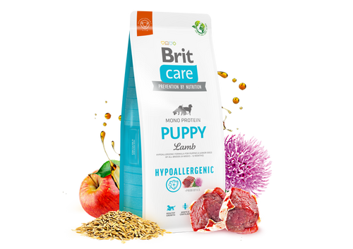 Ξηρά τροφή σκύλου Brit Care Hypoallergenic PUPPY Αρνί