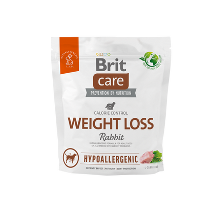 Ξηρά τροφή σκύλου Brit Care Hypoallergenic® WEIGHT LOSS Κουνέλι