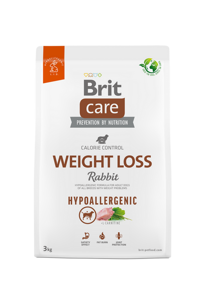 Ξηρά τροφή σκύλου Brit Care Hypoallergenic® WEIGHT LOSS Κουνέλι
