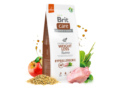 Ξηρά τροφή σκύλου Brit Care Hypoallergenic® WEIGHT LOSS Κουνέλι