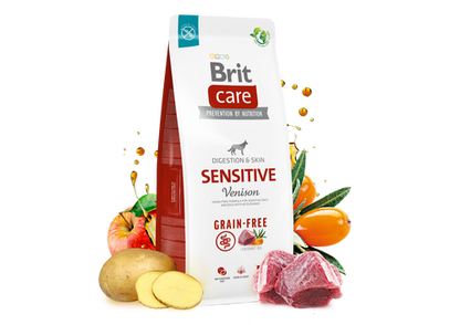 Ξηρά τροφή σκύλου Brit Care SENSITIVE Ελάφι