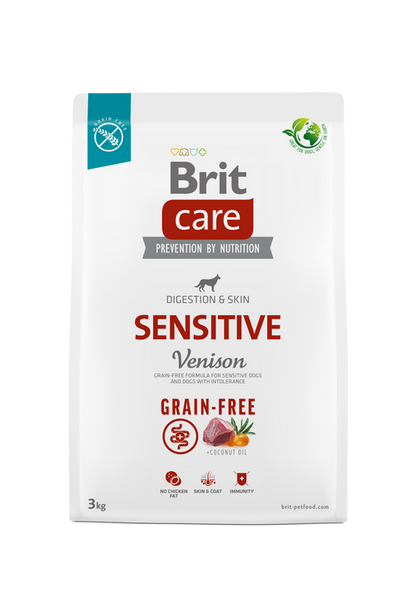 Ξηρά τροφή σκύλου Brit Care SENSITIVE Ελάφι