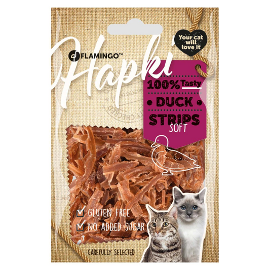 Λιχουδιά γάτας Flamingo Hapki Duck (50g)