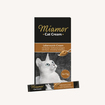 Λιχουδιά γάτας κρέμα για τριχόμπαλες Miamor (90gr)