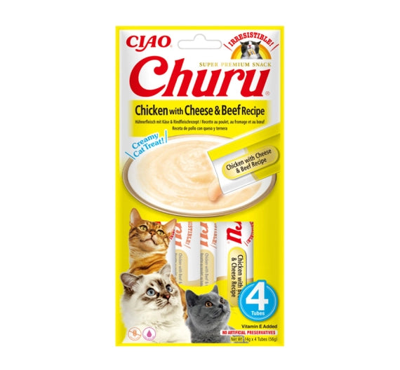 Λιχουδιά γάτας Kρέμα Churu (56gr)