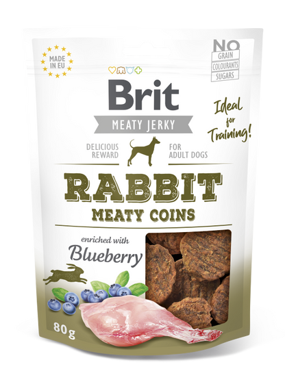 Λιχουδιά σκύλου Brit Care Jerky Snacks (80gr) (πολλές γέυσεις)