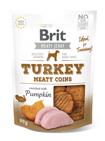 Λιχουδιά σκύλου Brit Care Jerky Snacks (80gr) (πολλές γέυσεις)